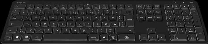 Actual product image LogiLink Keyboard Wireless Gaming Black (DE, Wireless)