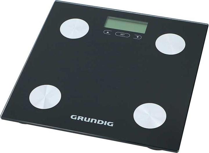 Produktbild Grundig elektroniczna waga łazienkowa, analiza masy ciała, BMI, do 180 kg (180 kg)