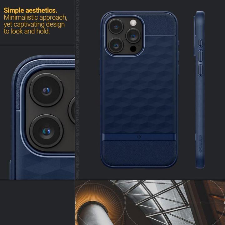 Actual product image Caseology Parallax Mag Magsafe Iphone 15 Pro Midnight Blue (Apple iPhone 15 Pro)