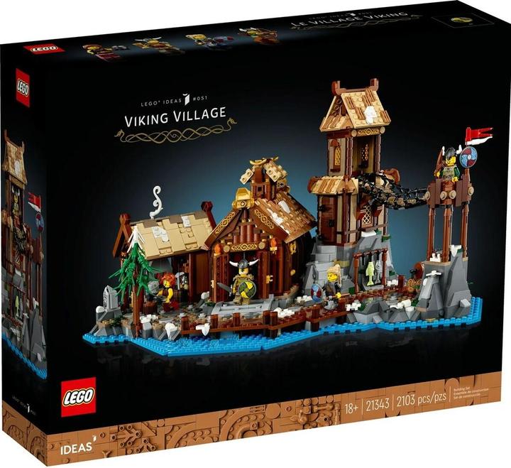 Produktbild LEGO Wikingerdorf (21343, LEGO Ideas, LEGO Seltene Sets)