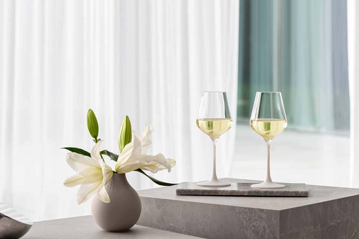 Produktbild Villeroy & Boch Weissweinglas, Set 4tlg. Manufacture Rock blanc (38 cl, 4 Gläser, Weissweingläser)