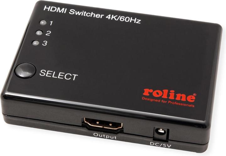 Produktbild Roline 4K HDMI Switch, 3-fach