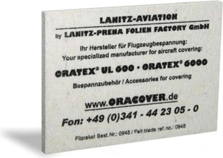 Produktbild Oracover filzrakel 10x14cm