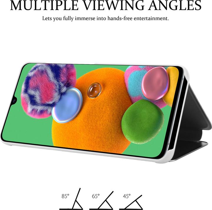 Actual product image Cadorabo Book Smart View Mirror Cover (Samsung Galaxy A90 5G)