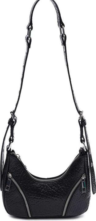 Núnoo Nunoo Palma w.Zipper Neuseeland schwarzer Damen Umhängetasche - Schwarz - Einheitsgrösse