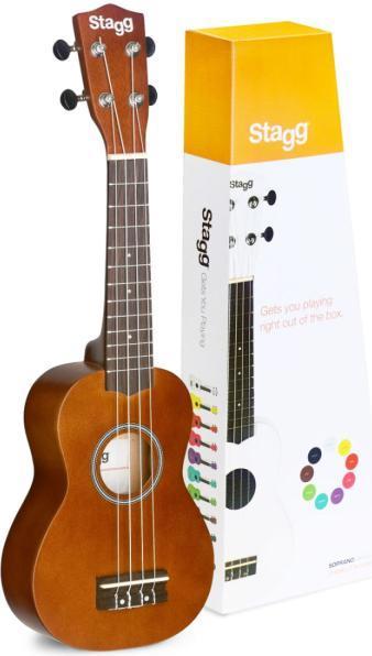 Produktbild Stagg US-NAT Sopran Ukulele Natur mit Tasche (Sopran, Soprano)