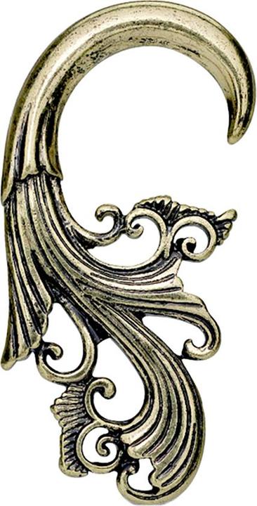 Produktbild Star Piercing Ohrgewicht Haken vergoldet Antik (Messing)