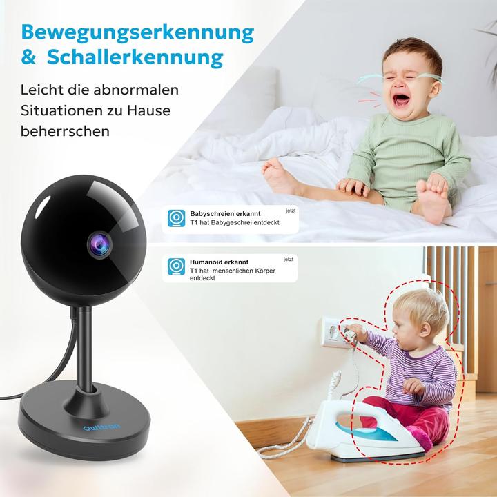 Produktbild Owltron Überwachungskamera-Set mit 2K und Nachtsicht