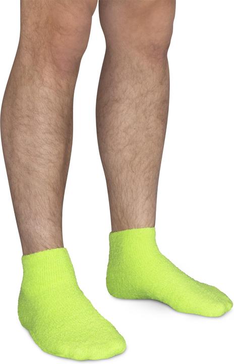 Produktbild Normani 2 Paar Kuschel-Socken Ringel Grün (2er Pack, One Size)