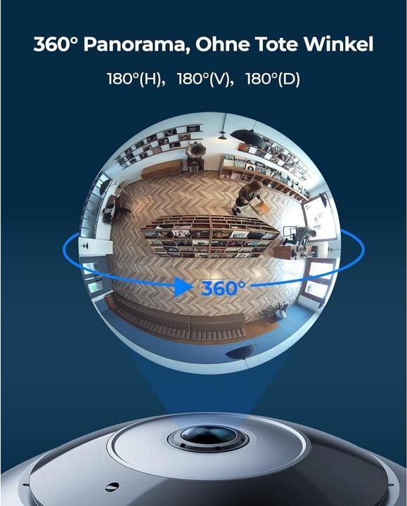 Actual product image Reolink Fisheye Series W520 WiFi (2560 x 2560 pixels)