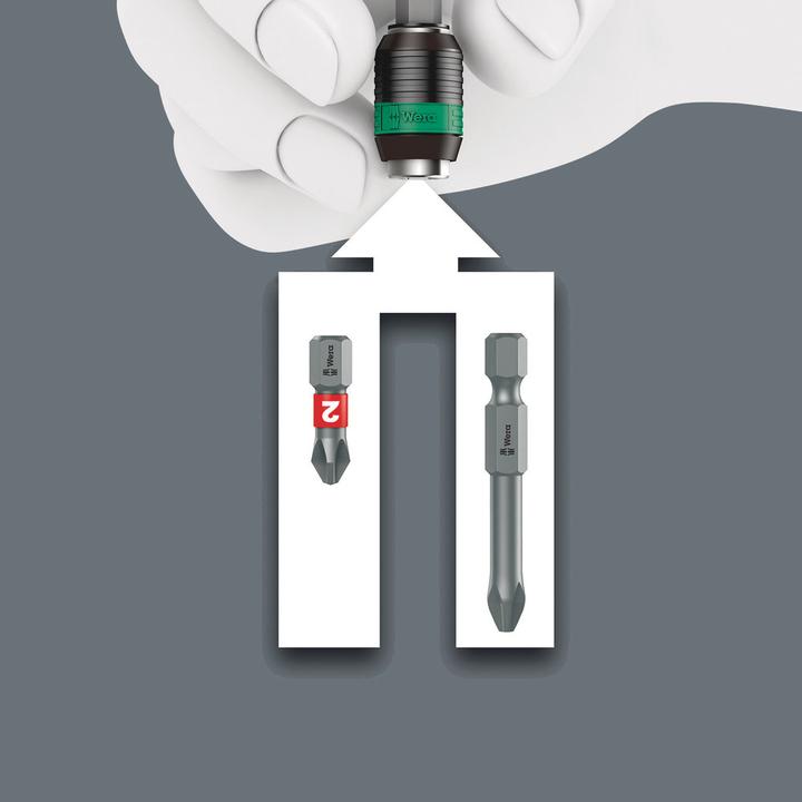 Actual product image Wera Bit-Check 10 Universal 3 SB (Cross Phillips PH M2, Cross Phillips PH M3, Cross Phillips PH M1)