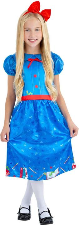 Actual product image Smiffys Girls Book Worm Costume Set (128, 134, 130 B)