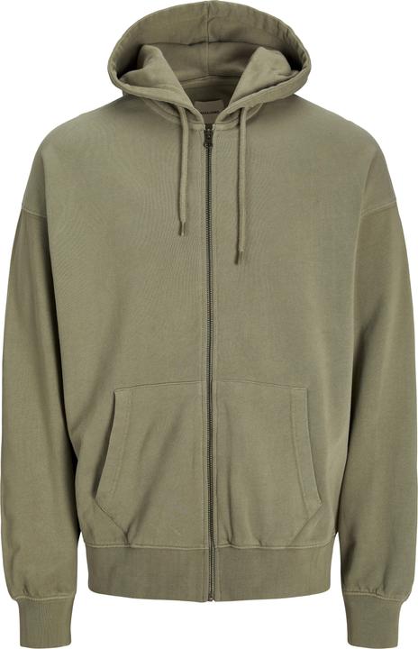 Jack & Jones Jjecharge Faded Sweat Zip Hood Noos