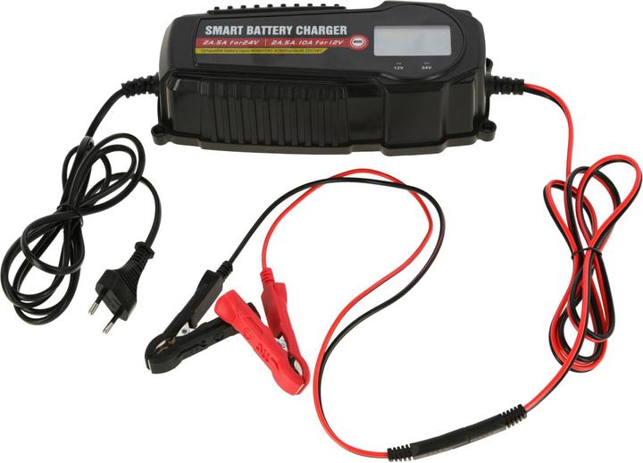 Produktbild AKO Ladegerät für 12 V mit LCD Display (14.4 V, 28.8 V, 10 A)