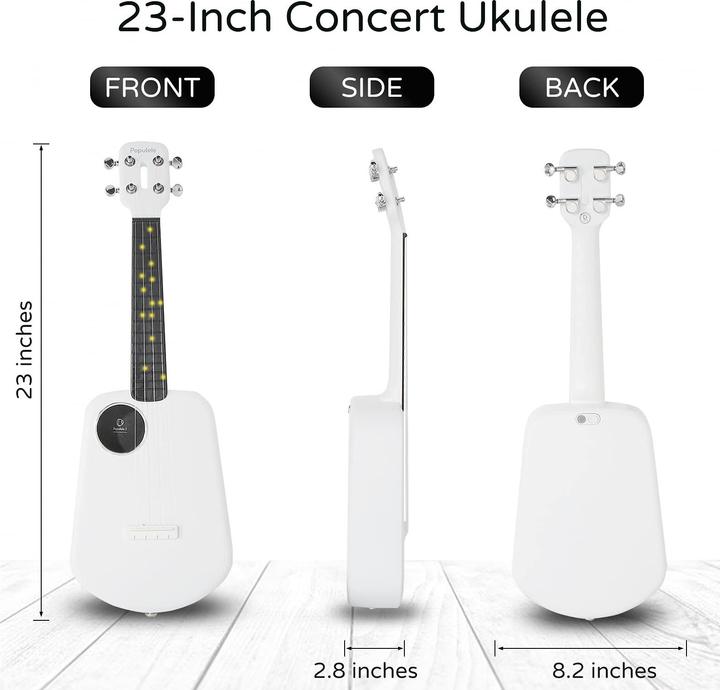 Image du produit Xiaomi Populele 2 Ukulele Blanc (De concert)