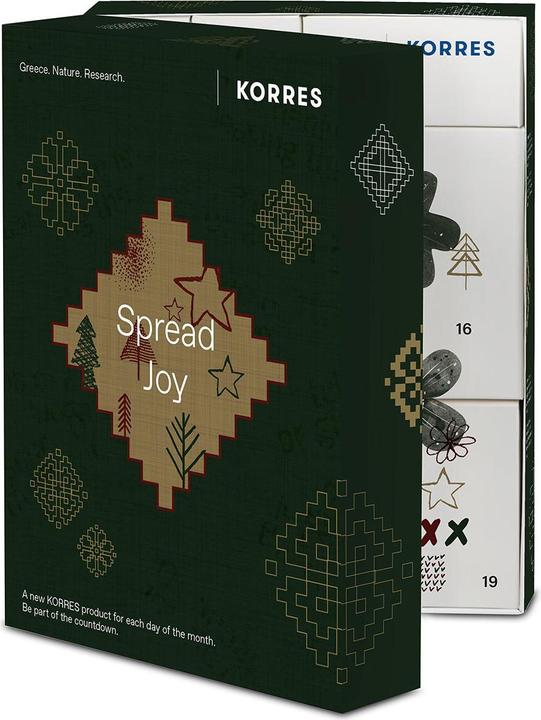 Actual product image Korres Advent calendar