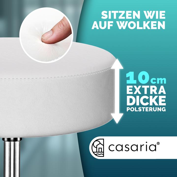 Image du produit Casaria Tabouret roulant