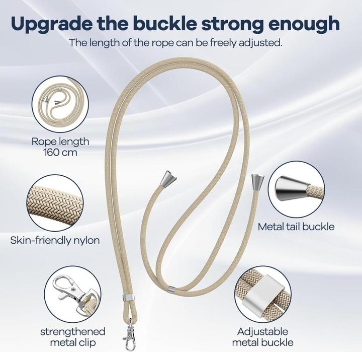 Produktbild Screenguard Universal Necklace Handykette für Smartphone Hüllen