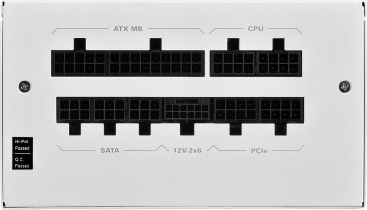 Image du produit Sharkoon Rebel P20 1000 White (blanc, 1x 12 pin high power connector, 4x PCIe, gestion de câble, 1000 watts) (1000 W)