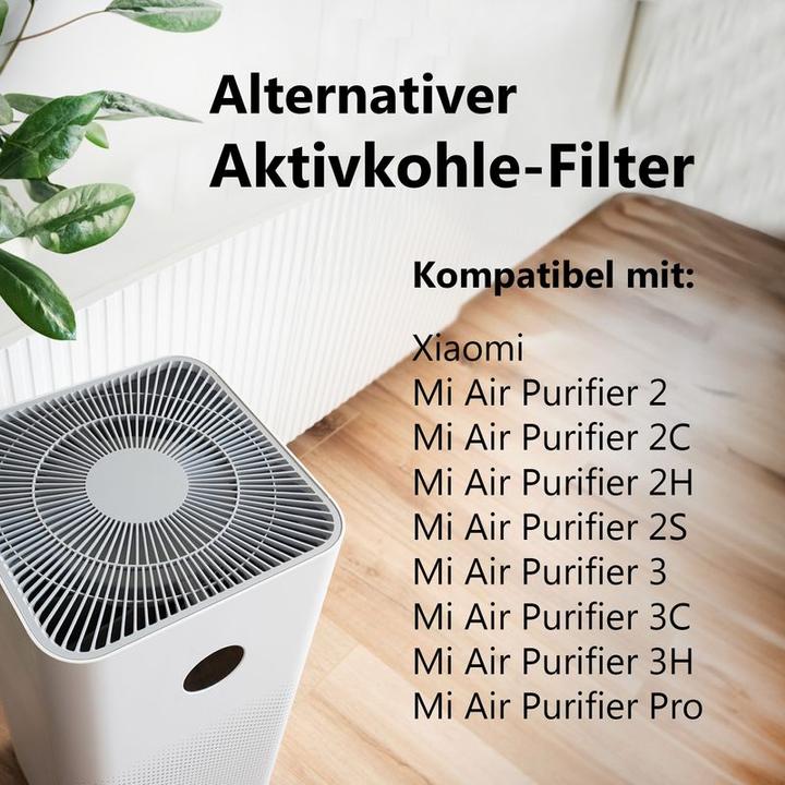 Produktbild Hermex Alternativer Aktivkohlefilter zu Xiaomi Mi Air Purifier 2 3 Pro (1 x)