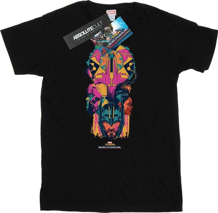 Actual product image Mens Thor Ragnarok Character Totem T-Shirt (S)