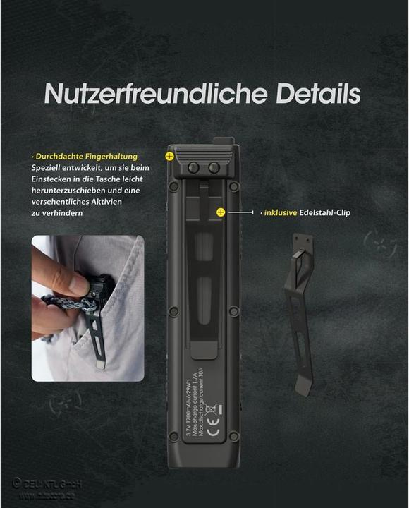 Produktbild Nitecore EDC27 - 3000 Lumen (13.56 cm, 3000 lm)