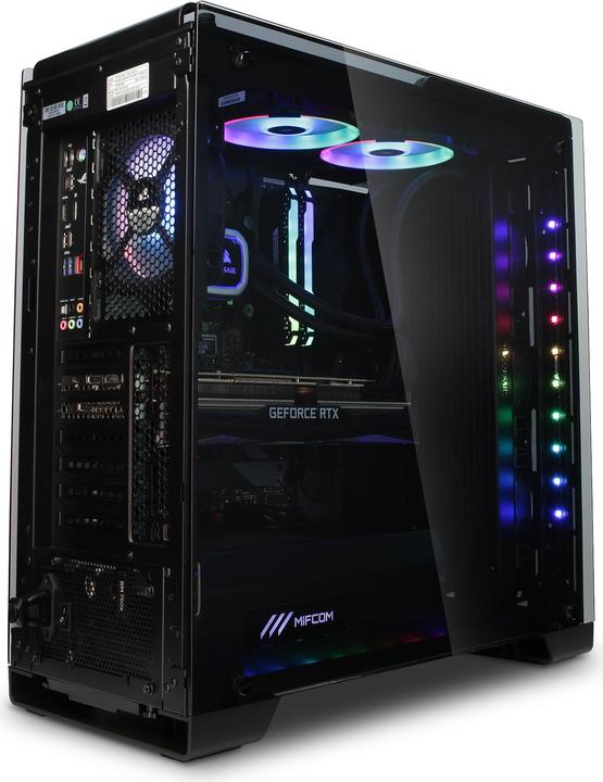Image du produit Mifcom Spectrum RTX2080S Core i7 (Intel Core i7-9700K, 32 Go, 500 Go, GeForce RTX 2080 Super)