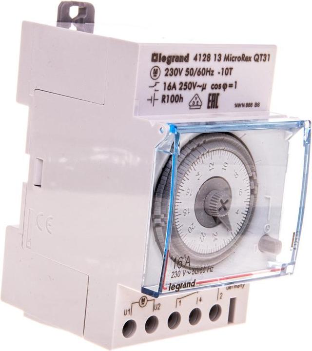 Actual product image Legrand MicroRex QT31 230V 50-60Hz 412813 Day time switch,quartz