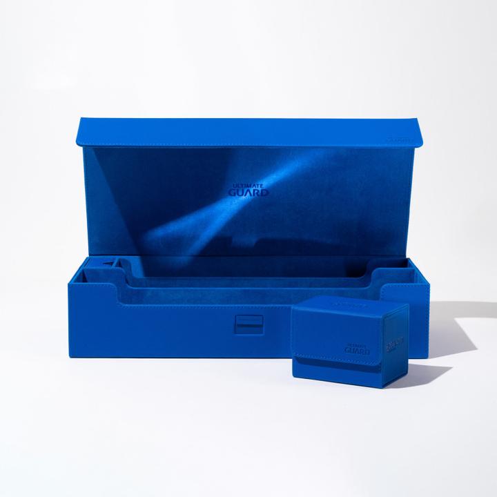 Actual product image Ultimate Guard Card Box XenoSkin Superhive 550+ Blue