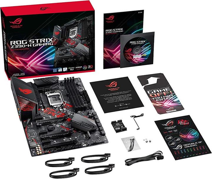 Actual product image ASUS ROG Strix Z390-H Gaming (LGA 1151, Intel Z390, ATX)