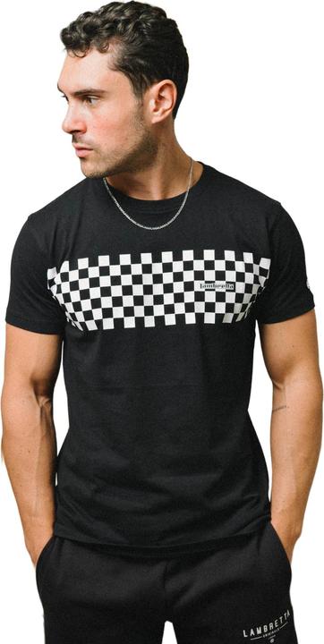 Actual product image Lambretta Mens AW24 Two Tone Panelled T-Shirt (4XL)