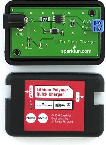 Immagine prodotto SparkFun Caricabatterie veloce LiPoly ingresso 5V (Componente di potenza)
