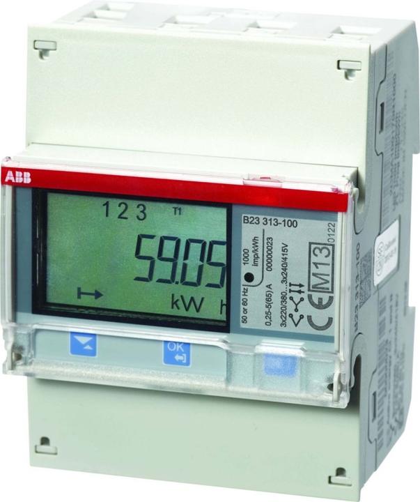 Actual product image ABB Alternating current meter B23 112-100 steel