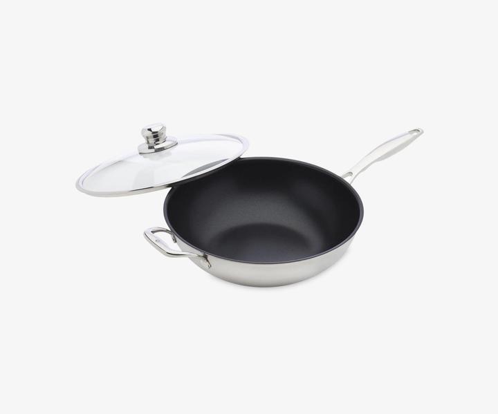 Produktbild Swiss Diamond Wokpfanne (32 cm, Wok Pfanne, Edelstahl, Aluminiumguss)