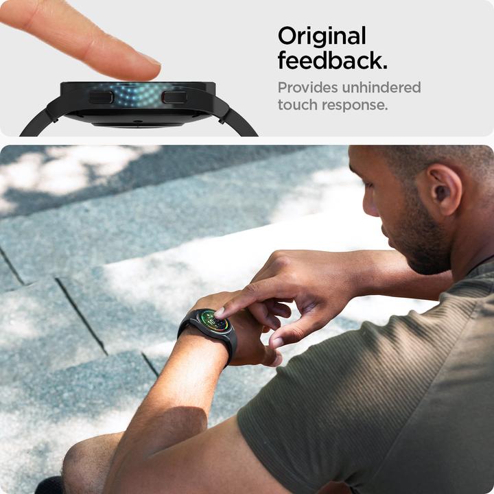 Immagine prodotto Spigen Glas.TR Sam Galaxy Watch 4/5 40mm Classic 2-Pack "EZ FIT" AGL05340 szkło hartowane