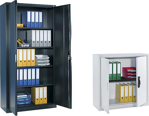 Actual product image C+P Steel cabinet with hinged doors