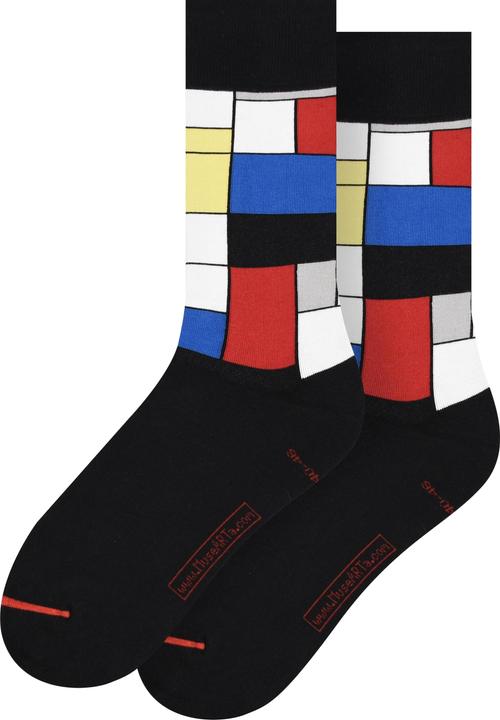 MuseARTa Socken Piet Mondrian - Composition with Red, Blue and Yel