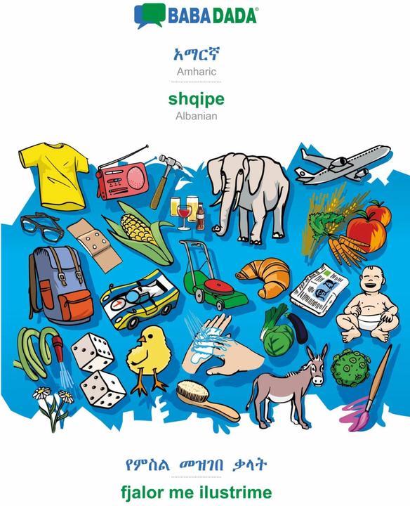 Produktbild Amharic (in Ge¿ez script) - shqipe, visual dictionary (in Ge¿ez script) - fjalor me i (Albanisch, Babadada Gmbh, 2019)
