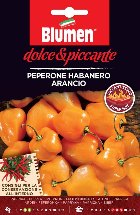 Immagine prodotto Blumen Paprika Habanero Arancio (Semi di verdura)