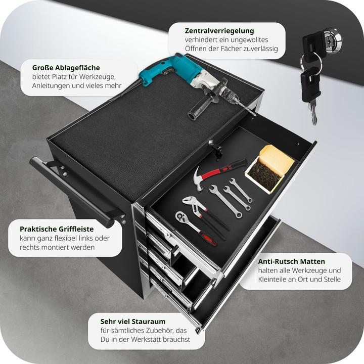 Actual product image tectake Tool trolley (1 x)