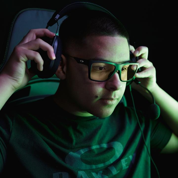 Actual product image Oakley NXTLVL glasses with Prizm gaming lenses Satin Black OO9249-01