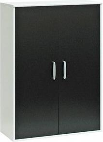 Realspace Armoire à portes battantes côtés + dessus/dessous noir 1200 mm x 1000 mm