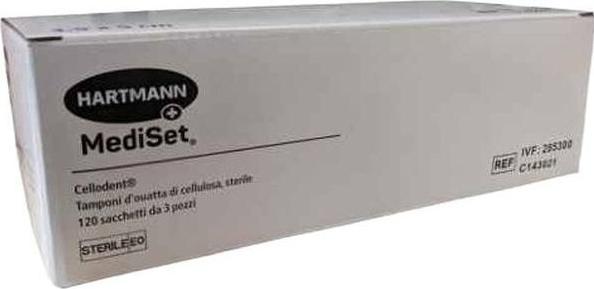 Immagine prodotto Mediset Tamponi Cellodent 3,5x5cm st 120x3