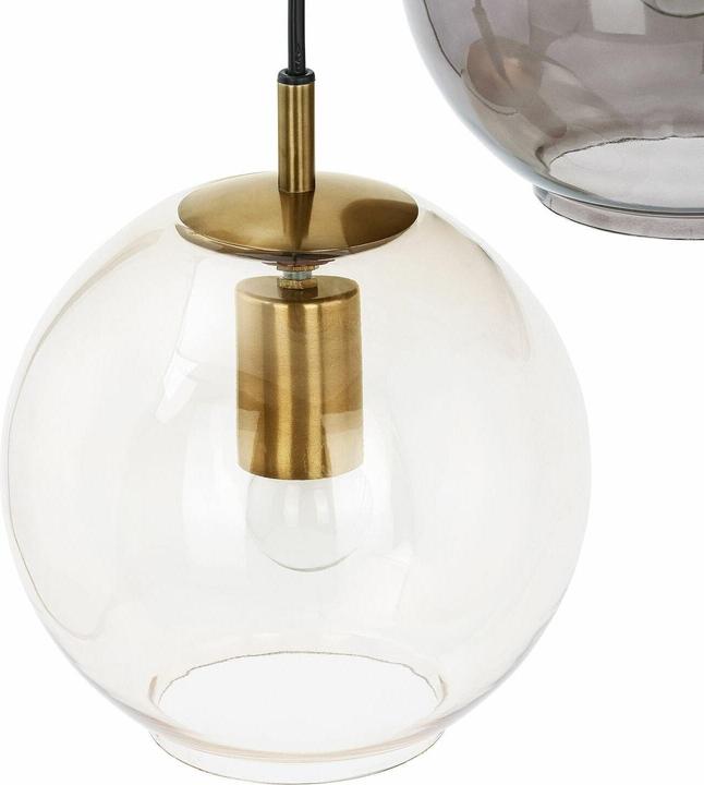 Image du produit Loberon Lampe à suspendre Brontille brun/laiton vieilli (E27)