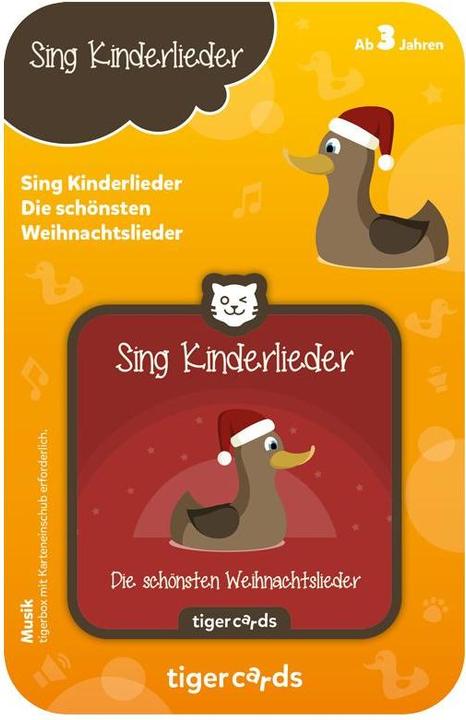 Immagine prodotto Tigermedia tigercard - Canta Kinderlieder - Le più belle canzoni di Natale (Tedesco)