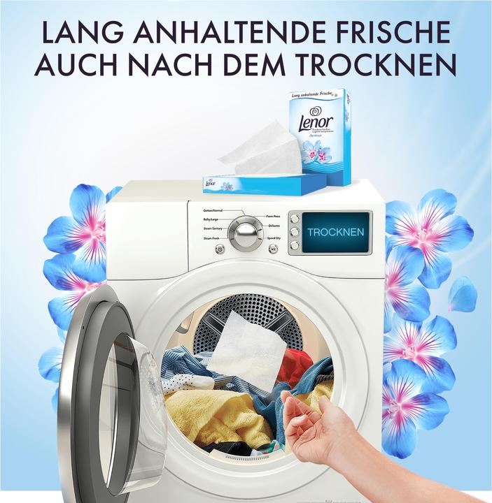 Produktbild Lenor Trocknertücher Aprilfrisch (34 Waschgänge, Tücher)