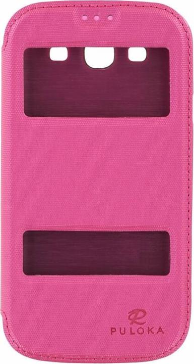 Immagine prodotto Puloka Custodia Flip per Samsung Galaxy S3 rosa (Samsung Galaxy S III, Samsung Galaxy S III I9300)