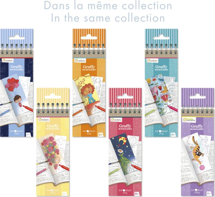 Image du produit Avenue Mandarine Graffy Bookmark, Chats -