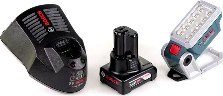 Produktbild Bosch Professional Bosch Akku Lampe GLI 12V-330 DeciLED + 1x 6,0 Ah Akku + Ladegerät