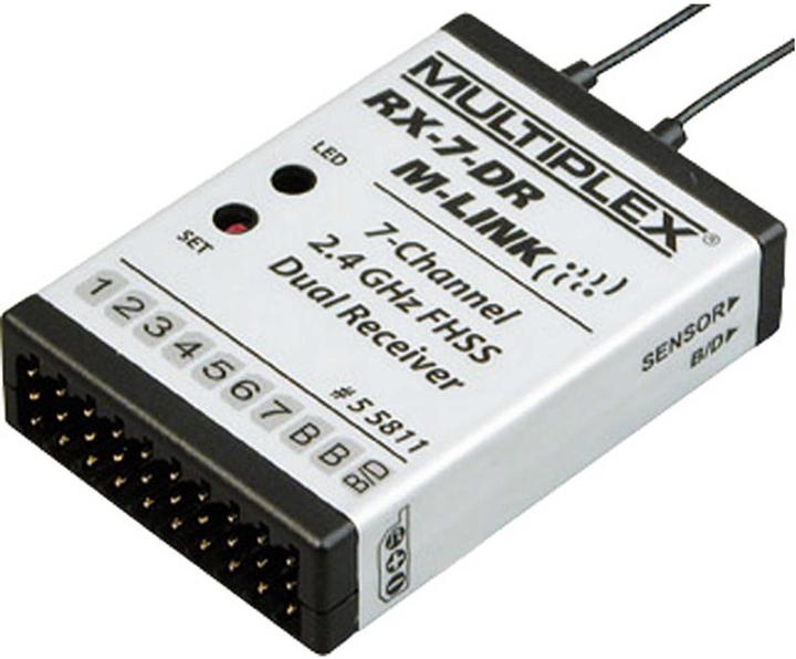 Productafbeelding Multiplex Ontvanger RX-7-DR 2,4 GHz M-LINK